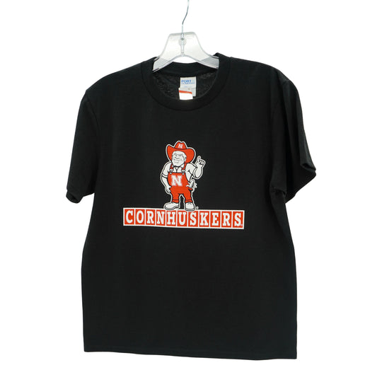 Youth Herbie Husker Cornhuskers T-Shirt | Black | Multiple Sizes | Lou's Sporting Goods | 25N14YBT