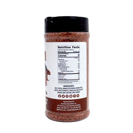 Cowgirl Natural Keto Friendly BBQ Rub 11.4 oz | Gluten Free | Hickman's Fat Boy BBQ