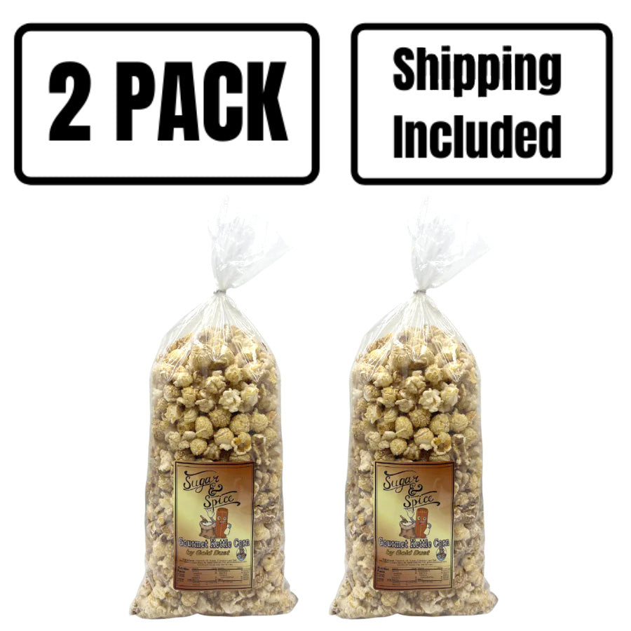 Sugar & Spice Kettle Corn 2 Pack