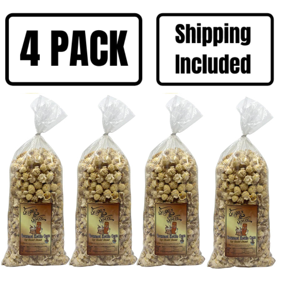 Sugar & Spice Kettle Corn 4 Pack