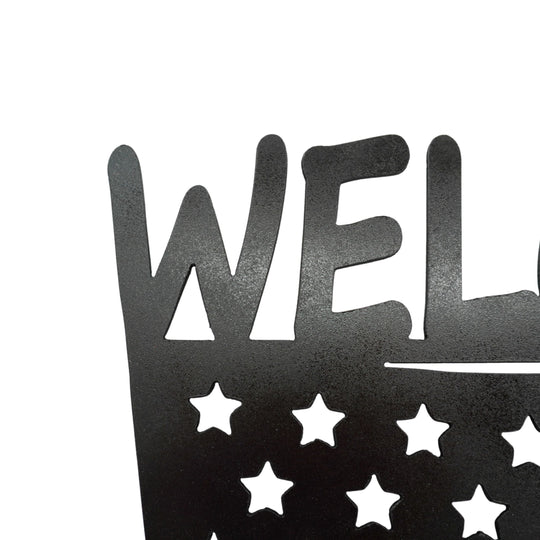 From the Heart of Nebraska Plasma Cut Welcome Sign | Multiple Colors | Craftaholics4U