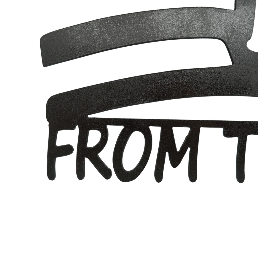 From the Heart of Nebraska Plasma Cut Welcome Sign | Multiple Colors | Craftaholics4U