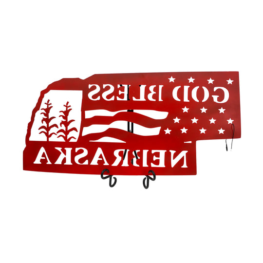 God Bless Nebraska Plasma Cut Sign | Craftaholics4U