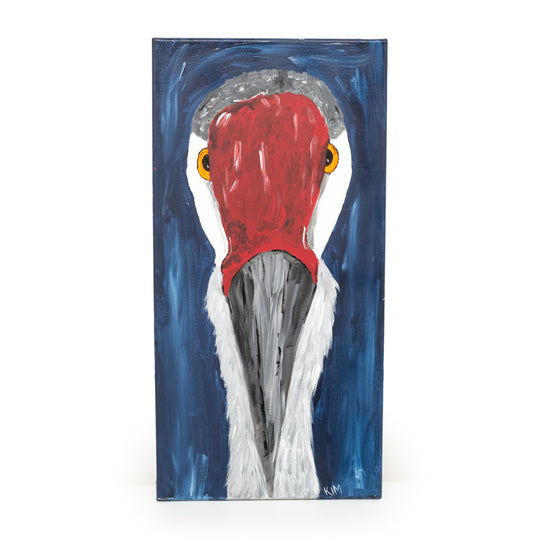 Crane Canvas Painting