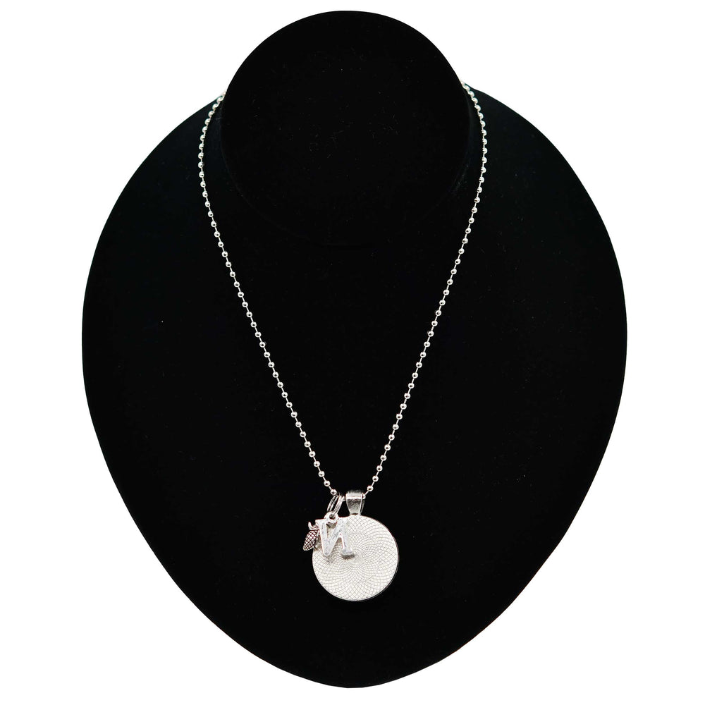 Nebraska State Charm Necklace | 24" Chain with 1" Charm | Create