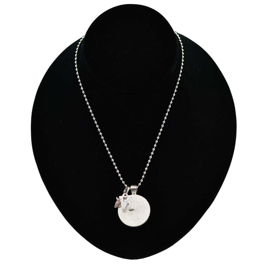 Nebraska State Charm Necklace | 24" Chain with 1" Charm | Create