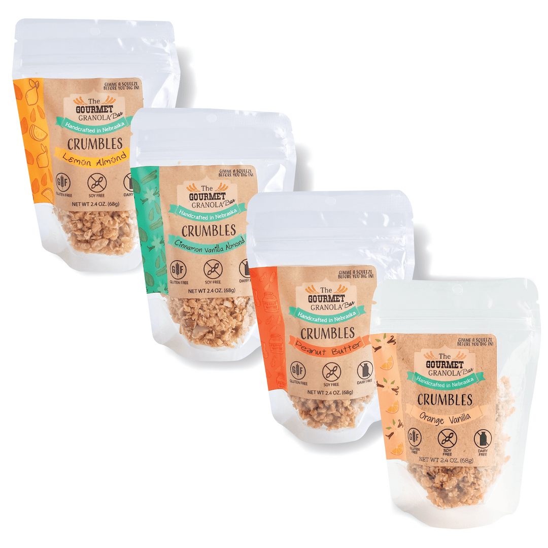 Crumbles Variety Pack -  Top 4 flavors | The Gourmet Granola