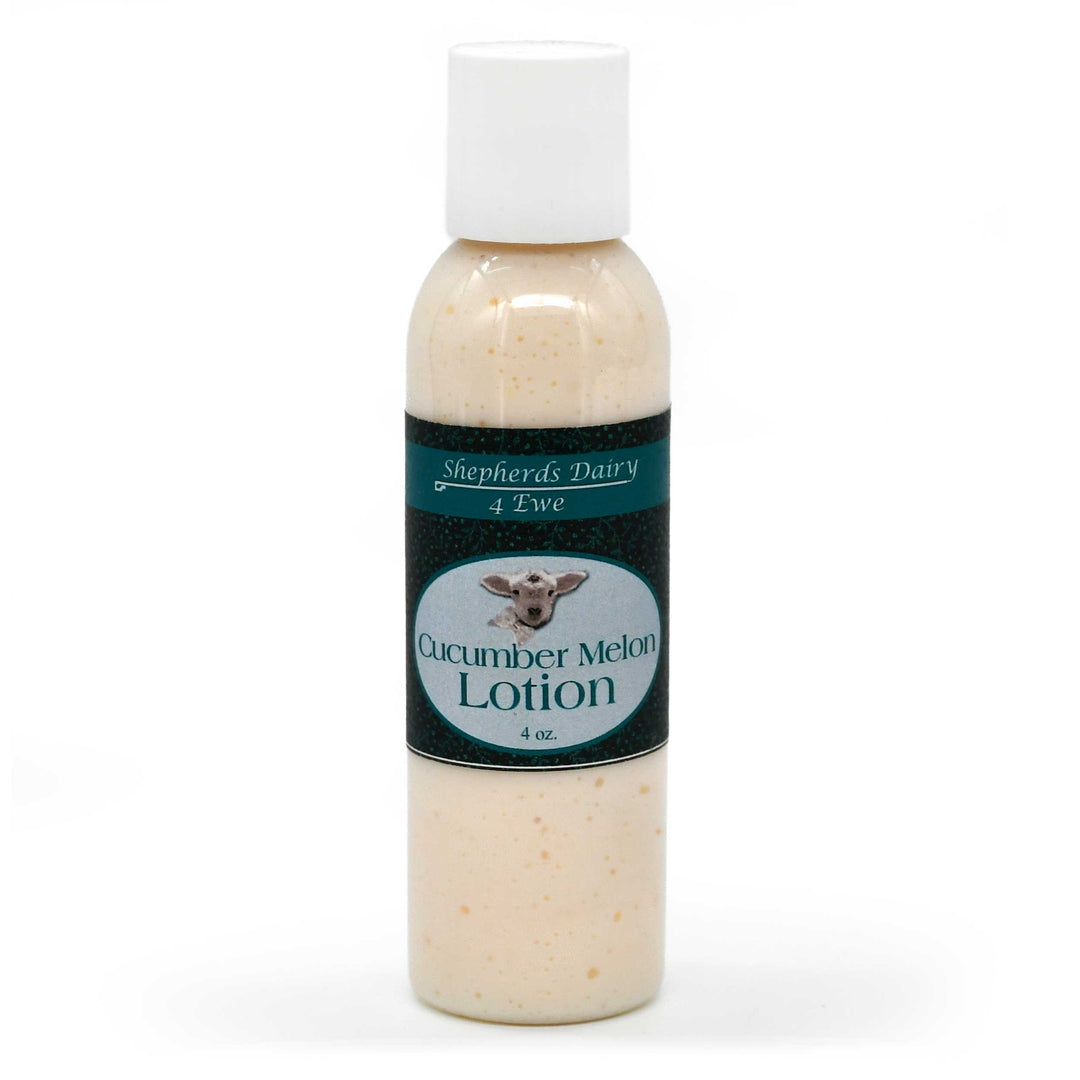 Cucumber Melon Lotion | Multiple Sizes | Shepherd's Dairy 4 Ewe