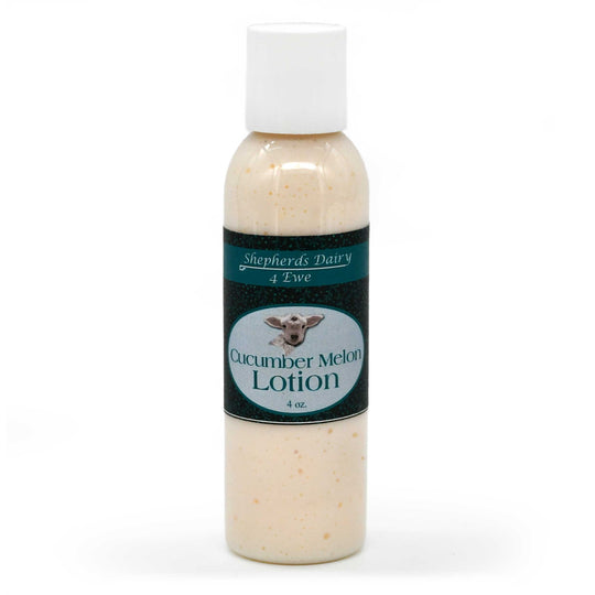 Cucumber Melon Lotion | Multiple Sizes | Shepherd's Dairy 4 Ewe