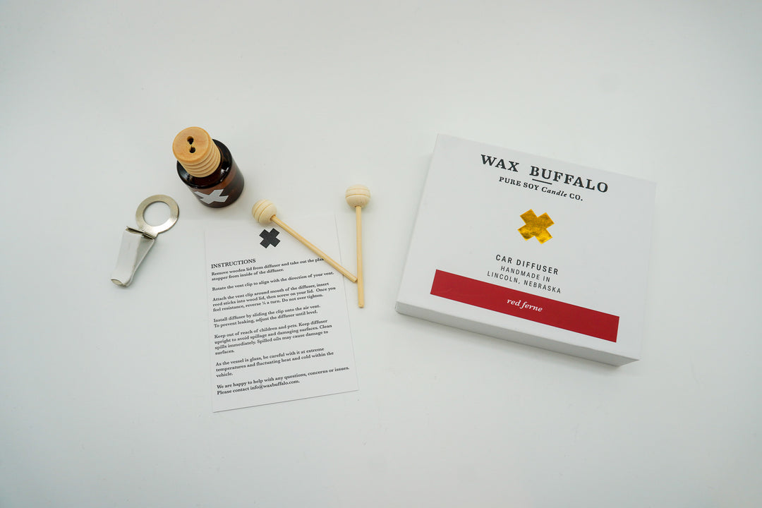 Red Ferne Scented Car Diffuser | Wax Buffalo