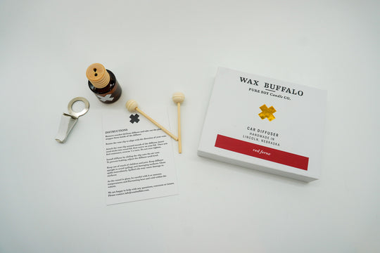 Red Ferne Scented Car Diffuser | Wax Buffalo
