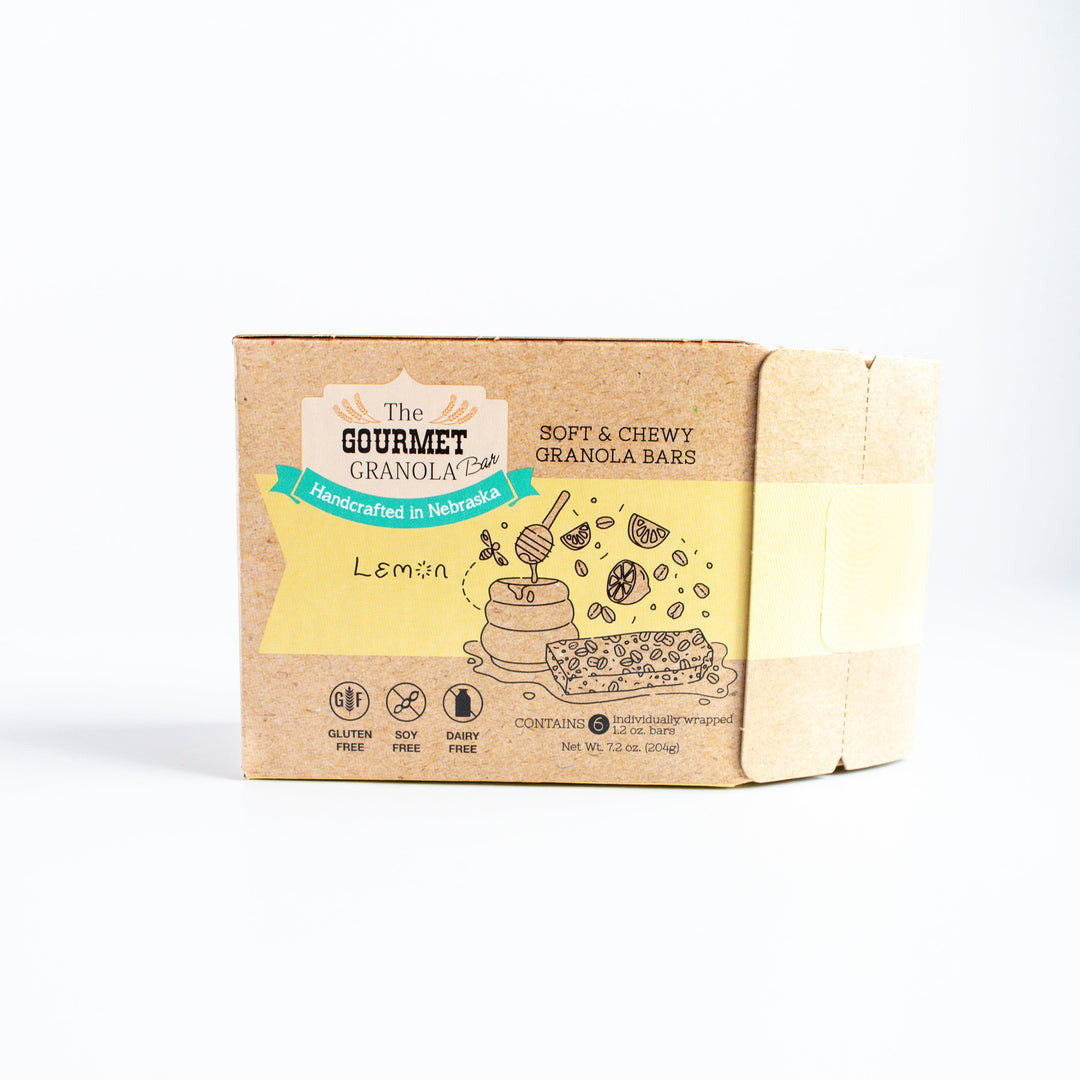 Lemon Granola Bars | The Gourmet Granola