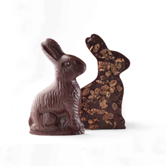 Dark Chocolate Cocoa Pebble Bunny