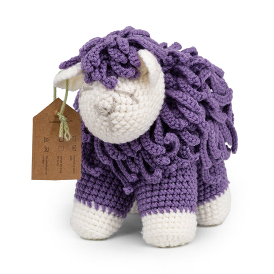 Crocheted Stuffed Animal | Sheep | Perfect Nursery Item or Gift | Customize | Made in McCook, NE | DiAnna Larson