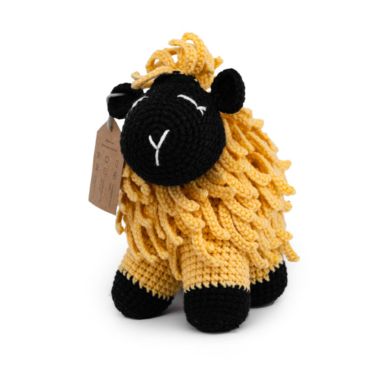 Crocheted Stuffed Animal | Sheep | Perfect Nursery Item or Gift | Customize | Made in McCook, NE | DiAnna Larson