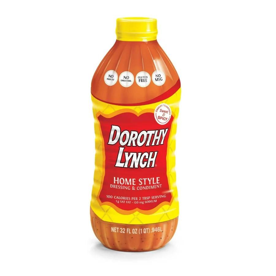 A 32 ounce bottle of Dorothy Lynch on a white background