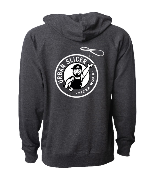 Urban Slicer Pizza Worx Hoodie | Charcoal | Urban Slicer Pizza Worx