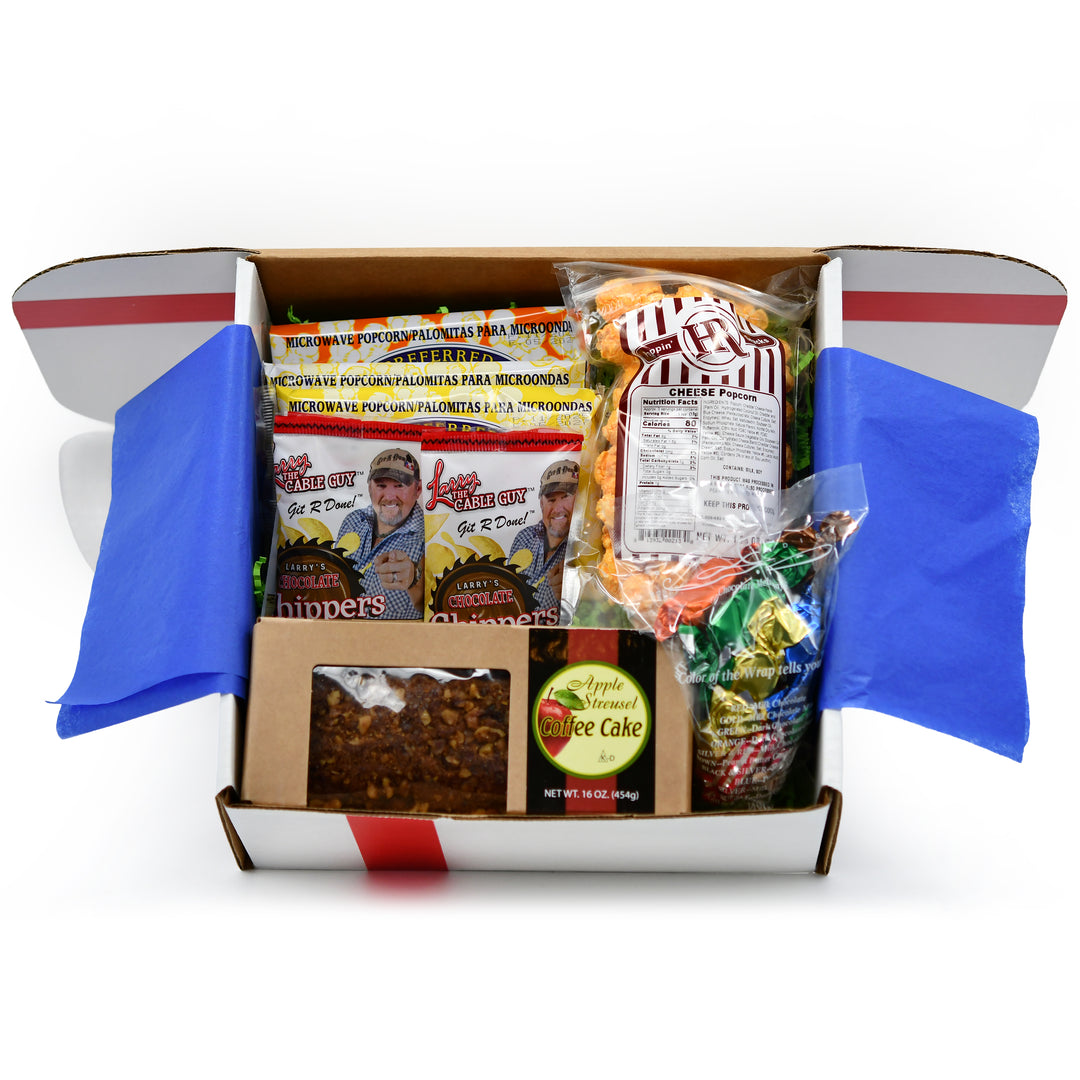 Everything Nebraskan Gift Box on white background