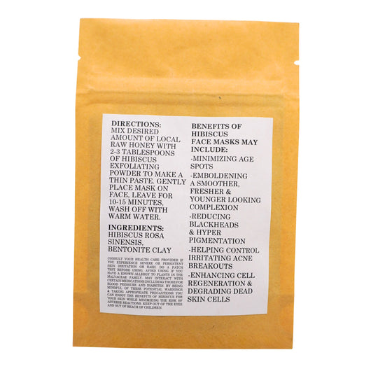Hibiscus Exfoliating Face Mask | 1 oz | Oils & More By Taylor LLC