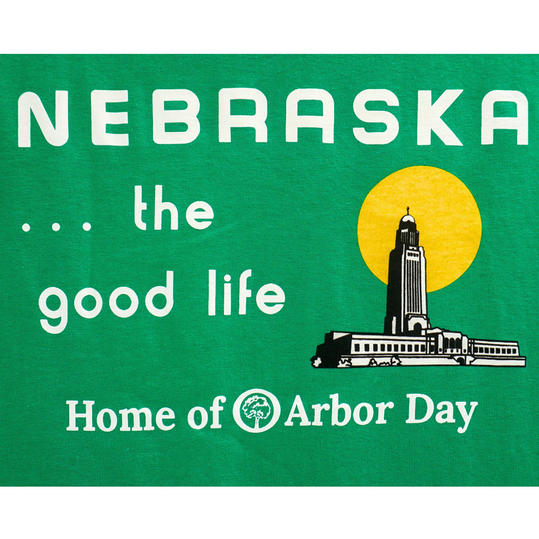 Nebraska The Good Life State Capitol T-Shirt | Multiple Sizes | Nebraska State Historical Society