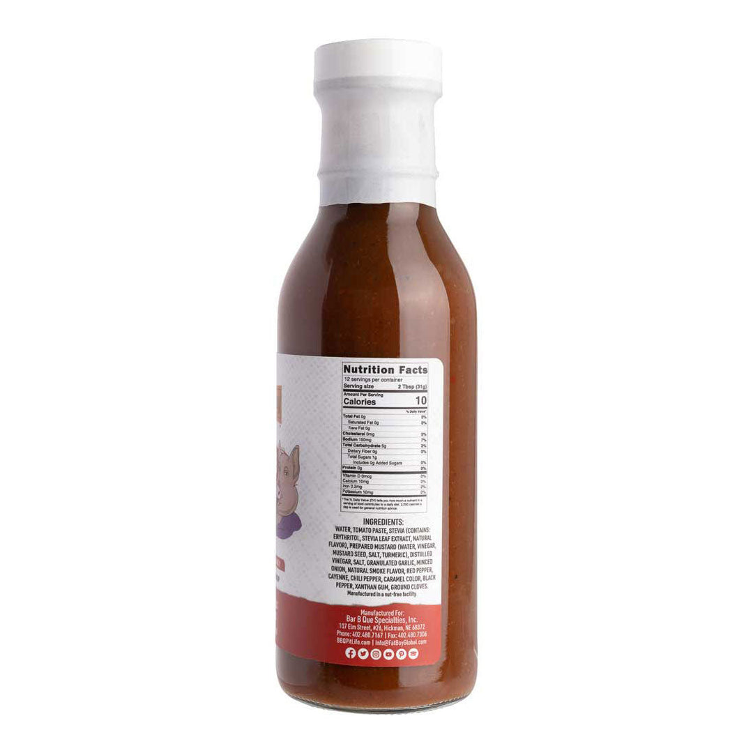 Swinewaush No Sugar Added Natural BBQ Sauce 13 oz | Gluten Free | Hickman's Fat Boy BBQ