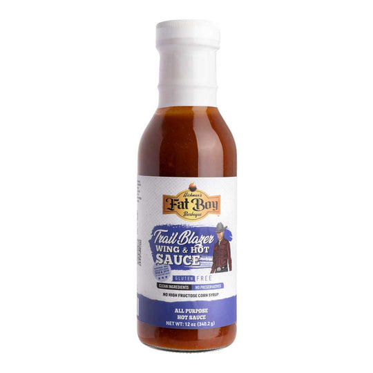 Keto Friendly Wing & Hot Sauce | Trail Blazer Flavor | No MSG | Gluten Free | No High Fructose Corn Syrup | 12 fl oz Bottle