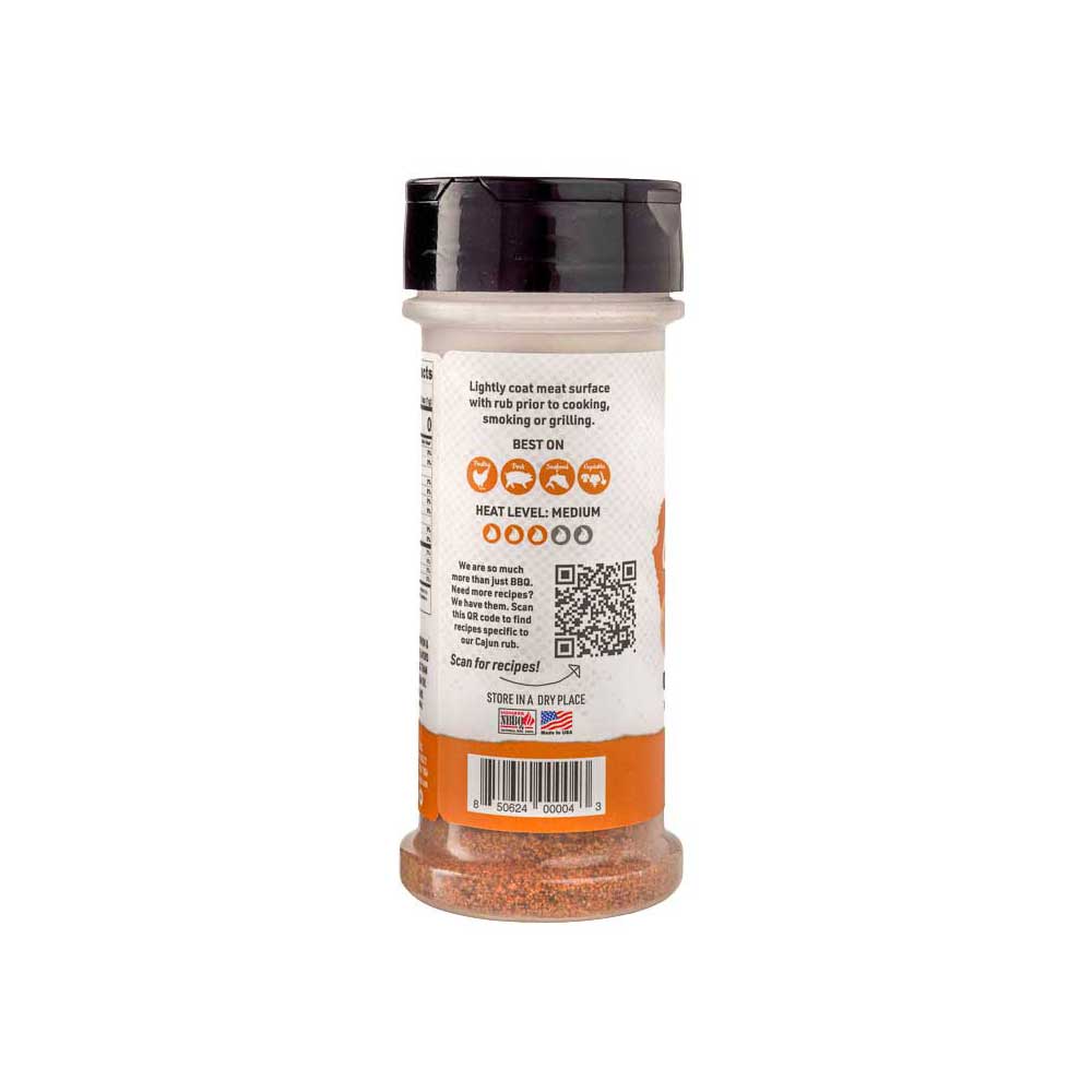 Cajun Keto Friendly Natural BBQ Rub 4 oz | Gluten Free | Hickman's Fat Boy BBQ