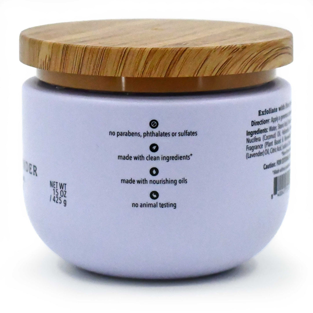 French Lavender Body Scrub | 15 oz | Pacha Soap Company