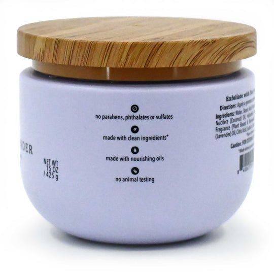 French Lavender Body Scrub | 15 oz | Pacha Soap Company