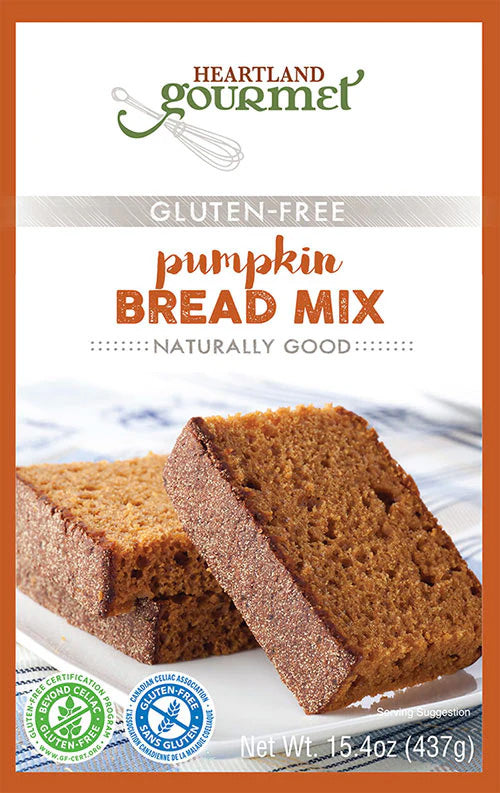 Gluten Free Pumpkin Bread Mix | Pumpkin Spice | Wheat Free | Certified Gluten Free Facility | Fall Snack | 2028