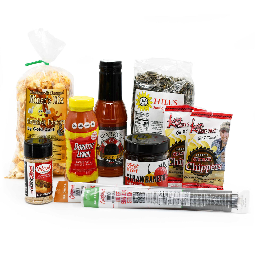 Game Day Snacks Gift Basket