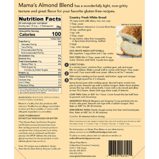 Almond Flour | 2 lb | Gluten Free | Pack of 4 | Shipping Included | 6052