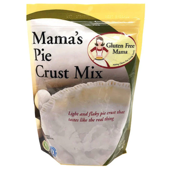 Gluten Free Pie Crust Mix | 18 oz. Bag | Gluten Free Mama's | Flaky, Buttery Pie Crust | Makes Double or Single | 6 Pack | Shipping Included