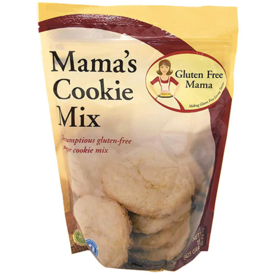 Gluten Free Sugar Cookie Mix | 15 oz. Bag | Gluten Free Mama's | Softest, Chewiest Cookies | Sugar Dusted Cookie Recipe | 4 Pack | Shipping Included