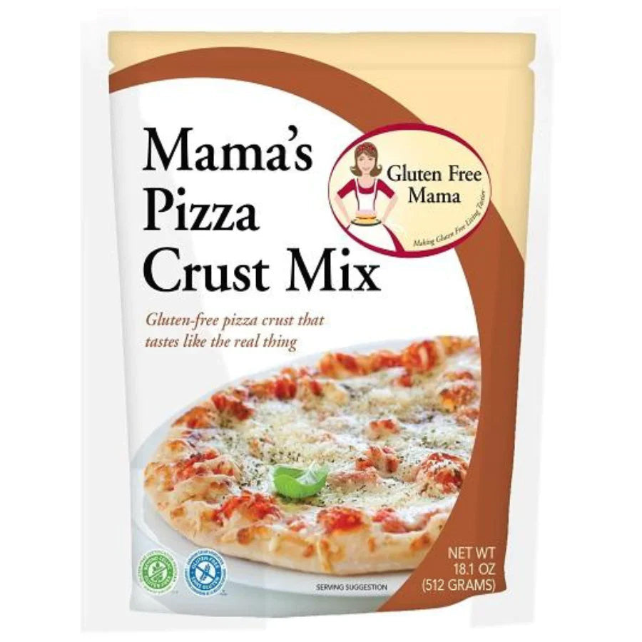 Gluten Free Pizza Crust Mix | Soft, Fluffy Dough  | Gluten and Dairy Free | Easy to Make  | Tastes Like the Real Thing | Authentic Recipe | Nebraska Recipe | 6 Pack | Shipping Included