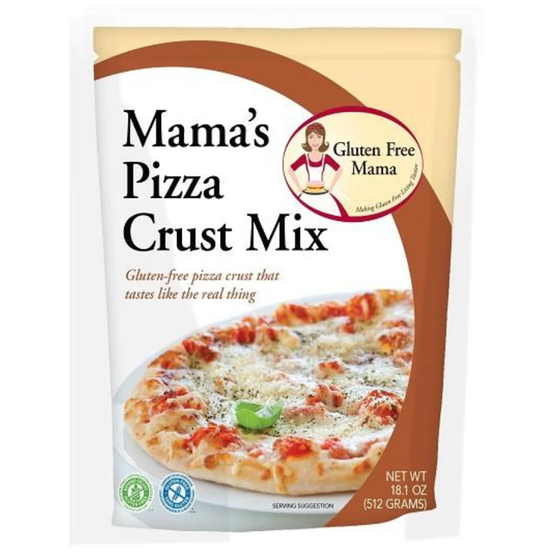 Gluten Free Pizza Crust Mix | Flavourful, Fluffy Pizza Crust | Gluten and Dairy Free| Perfect for Homemade Pizza Night | Authentic Taste | Nebraska Recipe | 4 Pack | Shipping Included