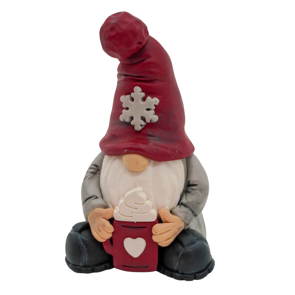 Winter Cocoa Gnome | Home Decor | Clay Art Originals