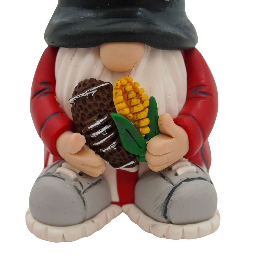 Husker Football Gnome | Home Decor | Clay Art Originals