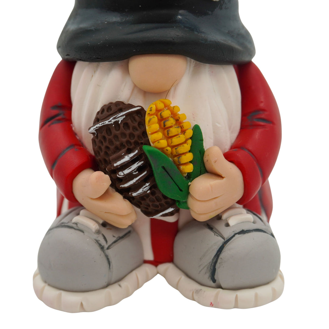 Husker Football Gnome | Home Decor | Clay Art Originals