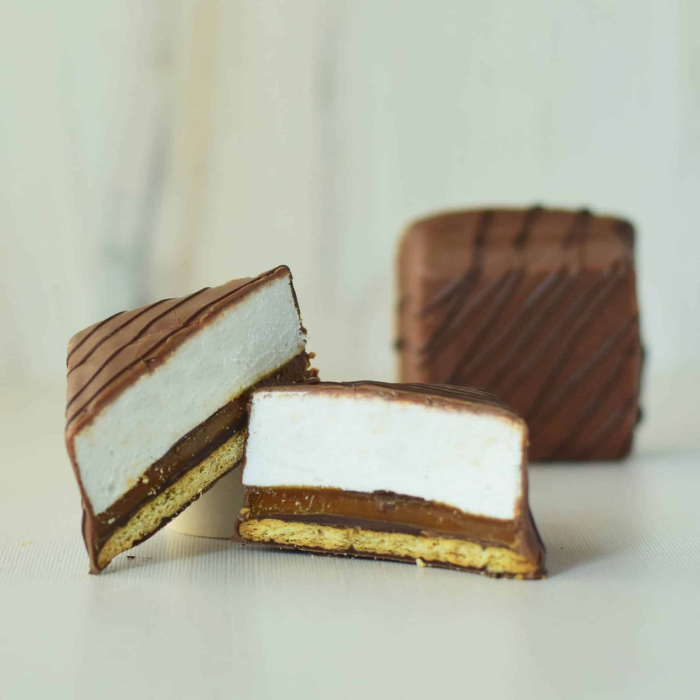 Gourmet Caramel Marshmallow S’more | Multiple Flavors | Lulubee Artisanal Chocolates