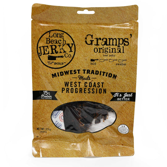 Gramps Original Flavor Beef Jerky | 2.5 oz | JVL Enterprises