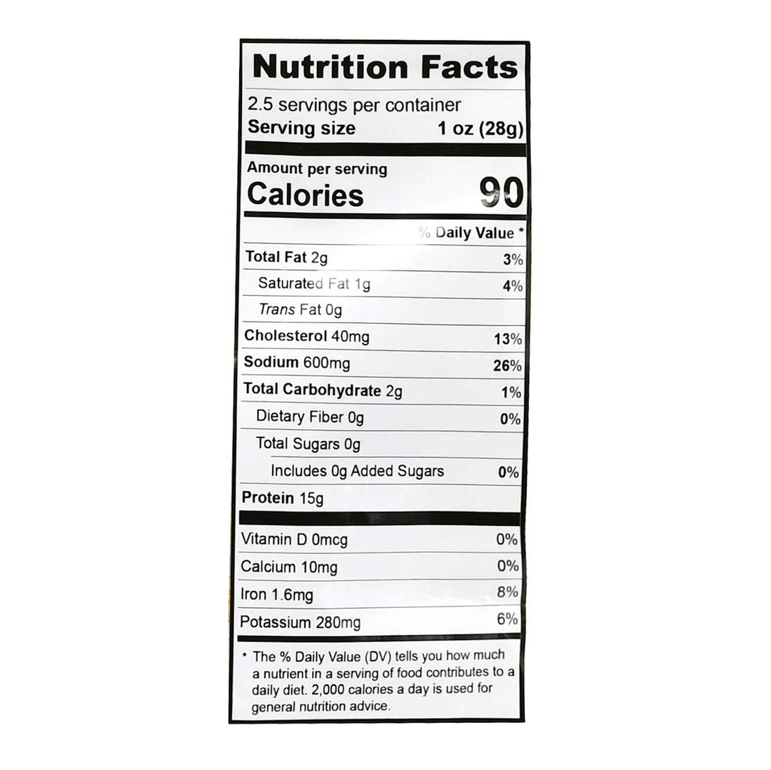 Gramps Original Flavor Beef Jerky | 2.5 oz | JVL Enterprises