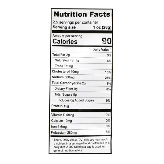Gramps Original Flavor Beef Jerky | 2.5 oz | JVL Enterprises