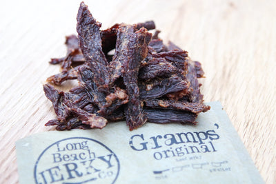 Beef Jerky | 2.5 oz. | Gramps Original Flavor | Burst Of Authentic Flavor | Nebraska Beef Jerky | Made with Tender Beef Cuts | Perfect Snack for Car Rides | Healthy, High Protein Snack | Mild Spice | 2 Pack | Shipping Included