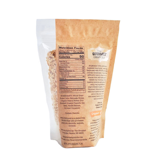 Peanut Butter Granola | 12 oz. Bag | 4 Pack | Bits Of Peanut Butter Goodness | Gluten, Soy, & Dairy Free | Healthy