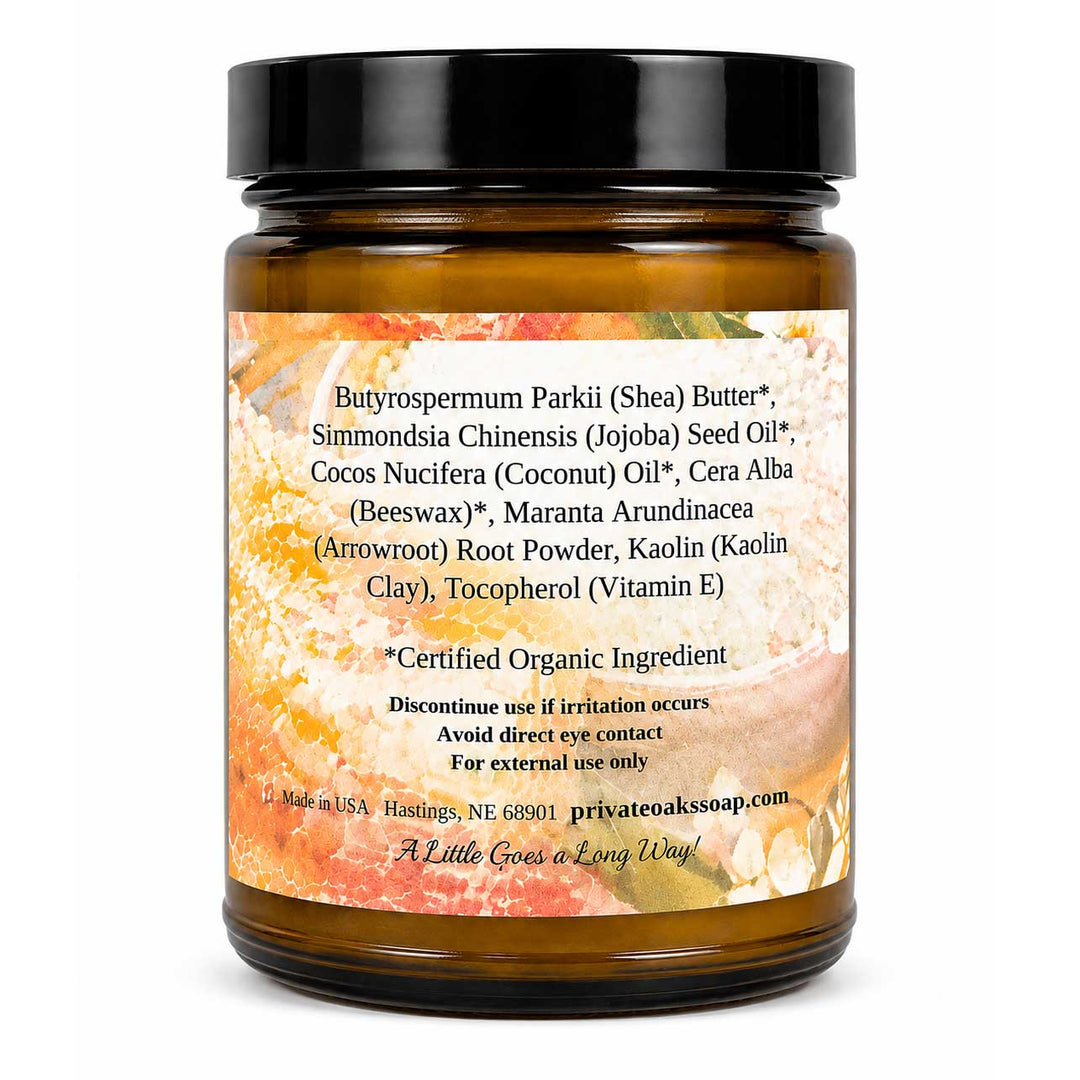 Natural Face and Body Cream | 8 oz | Multiple Skin Types | Private Oaks Soap Co.
