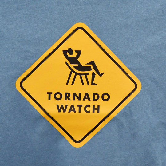 SALE | Tornado Watch Youth T-Shirt | Blue/Gray | HEARTlandia