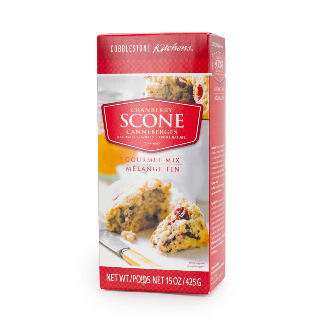 Cranberry Scone Mix | Pack of 4 | 15 oz | Cobblestone Kitchen