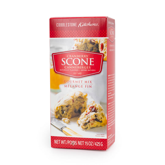 Cranberry Scone Mix | Pack of 4 | 15 oz | Cobblestone Kitchen