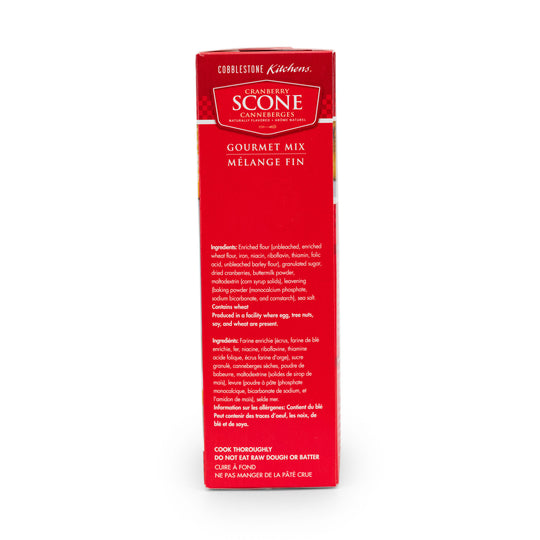 Cranberry Scone Mix | Pack of 4 | 15 oz | Cobblestone Kitchen